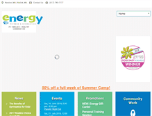 Tablet Screenshot of energyfitnessgym.com
